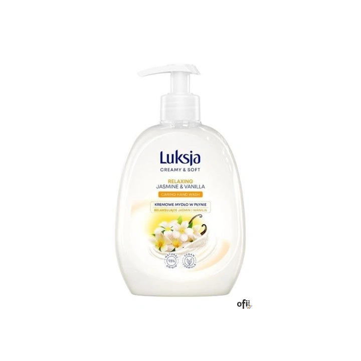 LUKSJA Mydło w płynie z dozownikiem 500 ml JAŚMIN & VANILLA 8919