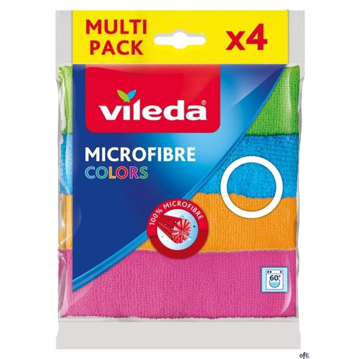 VILEDA Colors Ściereczki z mikrofibry 4 sztuki  2577