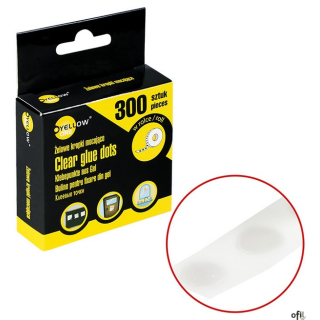 Żelowe kropki mocujące  w rolce Yellow One YL-10300  125-1042