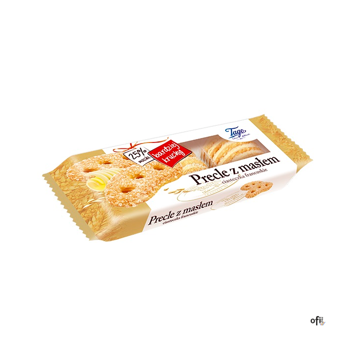 Ciastka Precle francuskie z masłem TAGO 135g