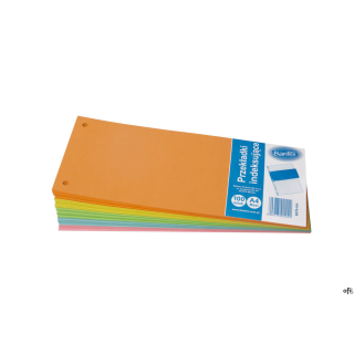 Przekładki indeksujące kartonowe 1/3 A4 ELBA, miks kolorów, 100553887