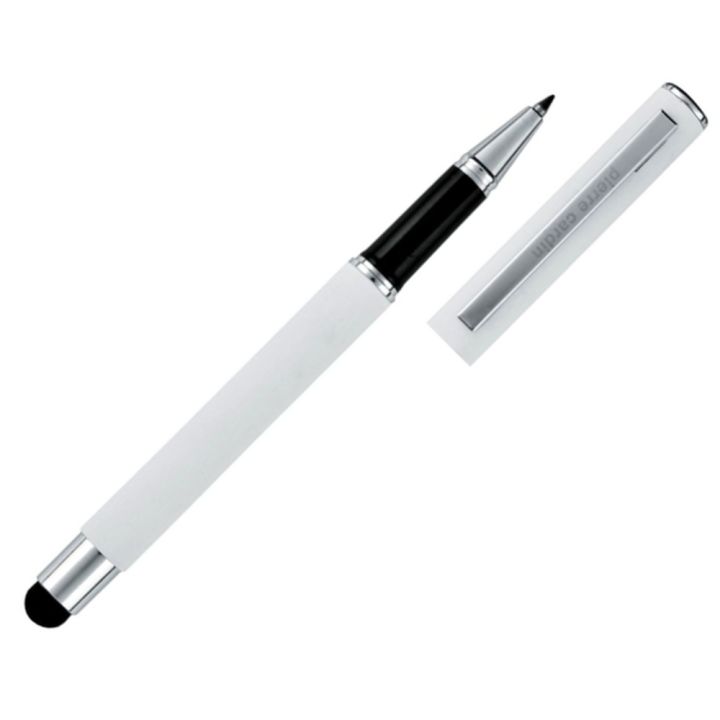 Pióro kulkowe touch pen soft touch CLAUDIE Pierre Cardin - Biały