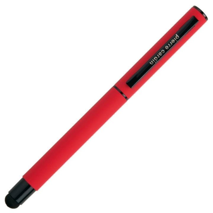 Pióro kulkowe touch pen, soft touch CELEBRATION Pierre Cardin - Czerwony