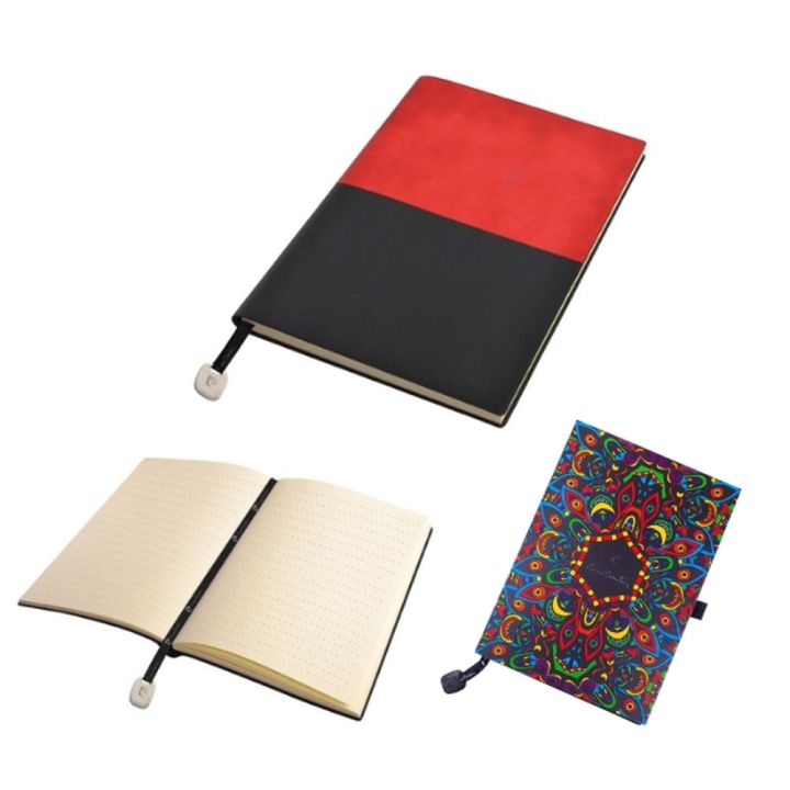 Notatnik A5 w kropki REPORTER Pierre Cardin - Czerwony