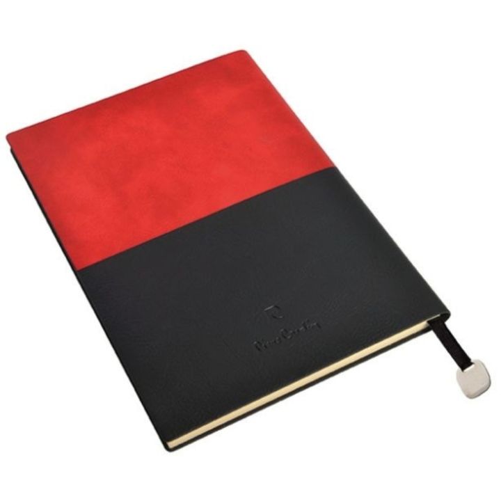 Notatnik A5 w kropki REPORTER Pierre Cardin - Czerwony