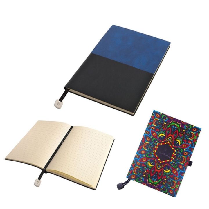 Notatnik A5 w kropki REPORTER Pierre Cardin - Niebieski