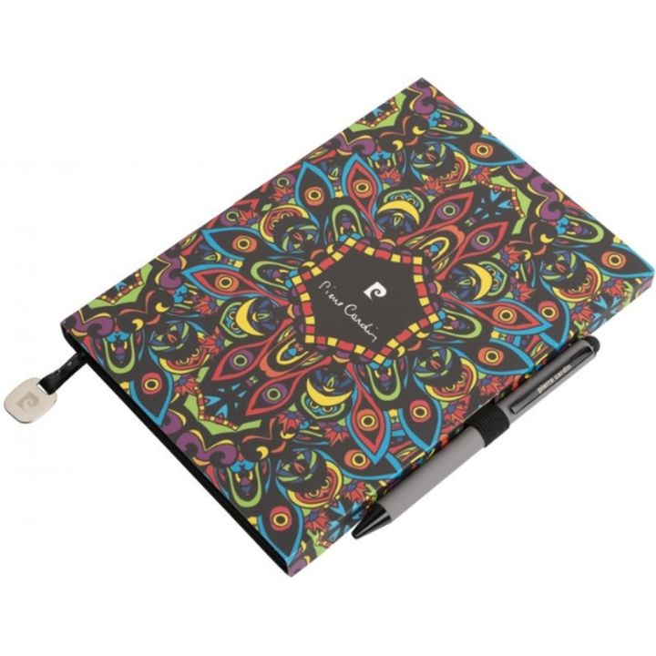 Notatnik A5 w kropki i długopis REPORTER Pierre Cardin - Szary