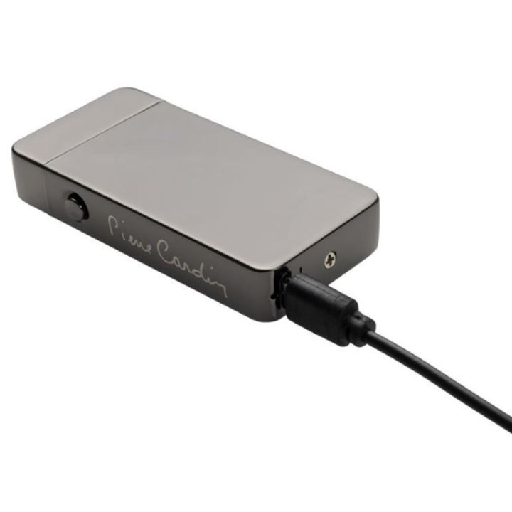 Zapalniczka elektryczna ELECTRIC Pierre Cardin - Ciemnoszary