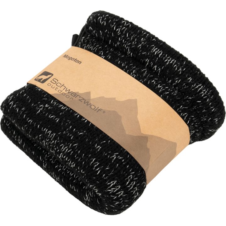 Bandana wielofunkcyjna MOGOTON Schwarzwolf - Czarny