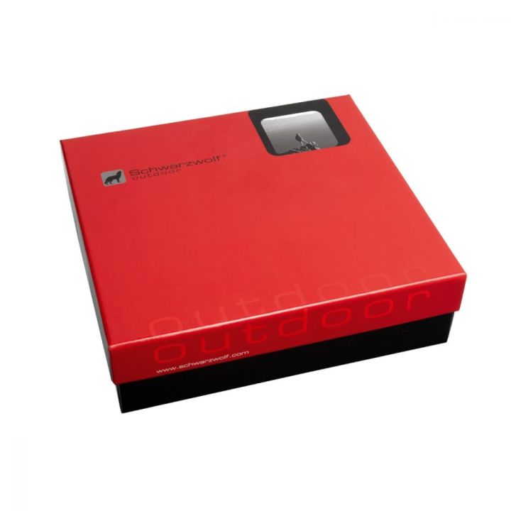 Piersiówka 236 ml MADONIE Schwarzwolf - Czarny