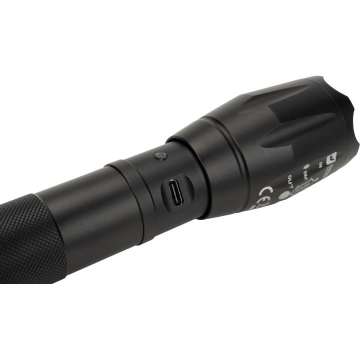 Latarka DELGADA Schwarzwolf - Czarny