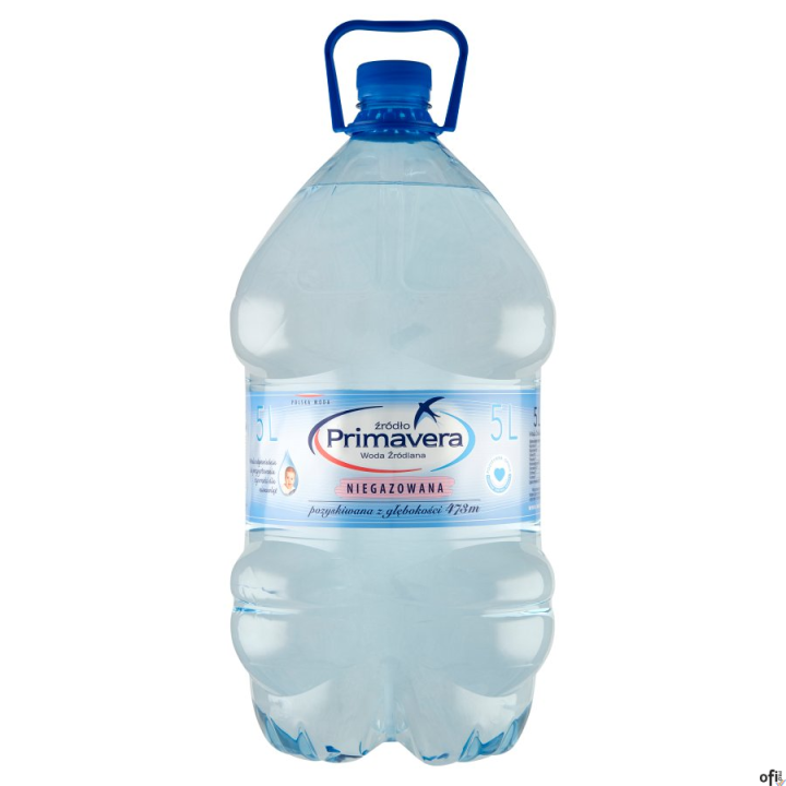 Woda_PRIMAVERA 5L niegazowana PET