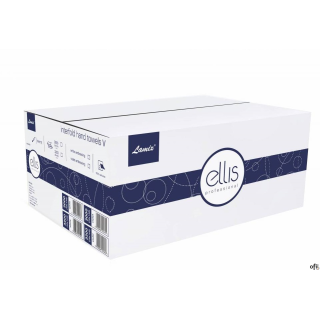 Ręczniki składane V PROFESSIONAL białe 3000 składek celuloza ELLIS (ZZ) 2585