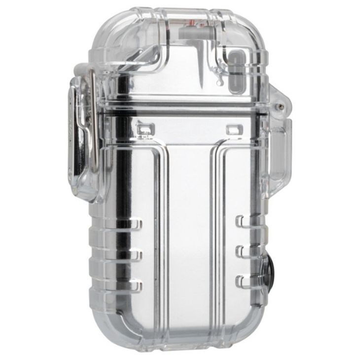 Zapalniczka elektryczna z latarką CALBUCO Schwarzwolf - Przeźroczysty