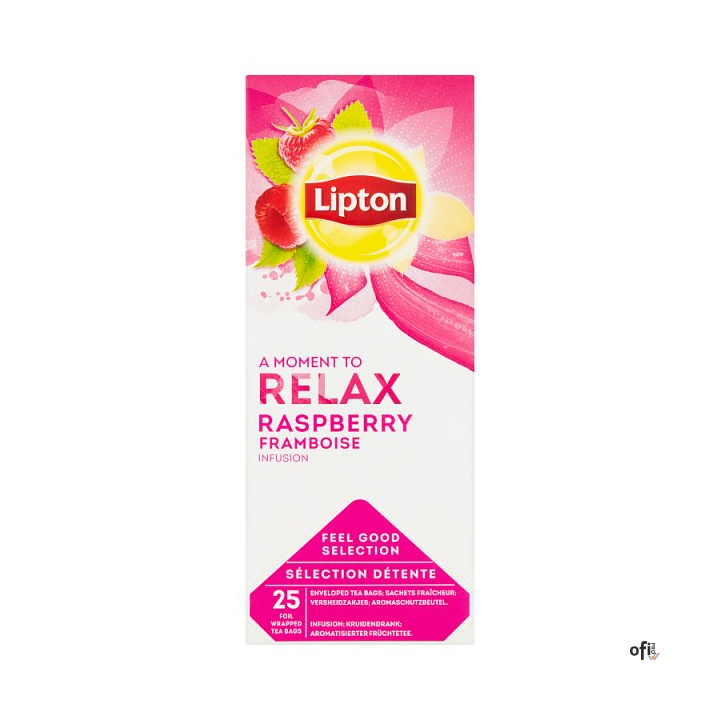 Herbata LIPTON CLASSIC RELAX RASPBERRY/malina (25 kopert fol.)