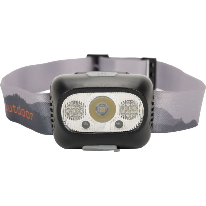 Latarka czołowa HERLEN Schwarzwolf - Szary