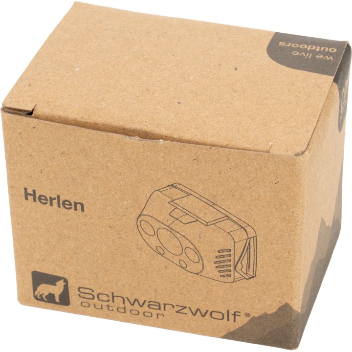 Latarka czołowa HERLEN Schwarzwolf - Szary