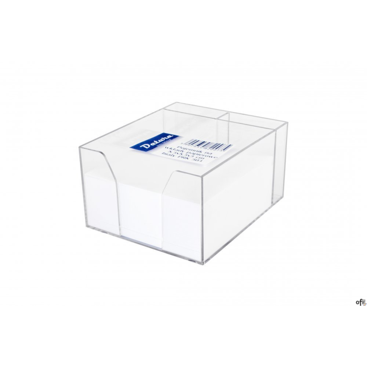 Kostka nieklejona pojemnik DOTTS 85x85x50 biała