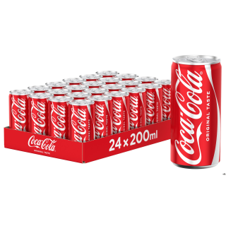 Napój COCA COLA 0.2L PUSZKA (24szt.) KAUCJA
