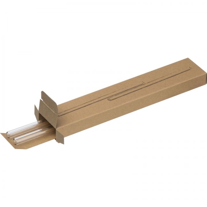 Słomki do napojów szklane 2 szt. 21 cm MARCELINA - Przeźroczysty