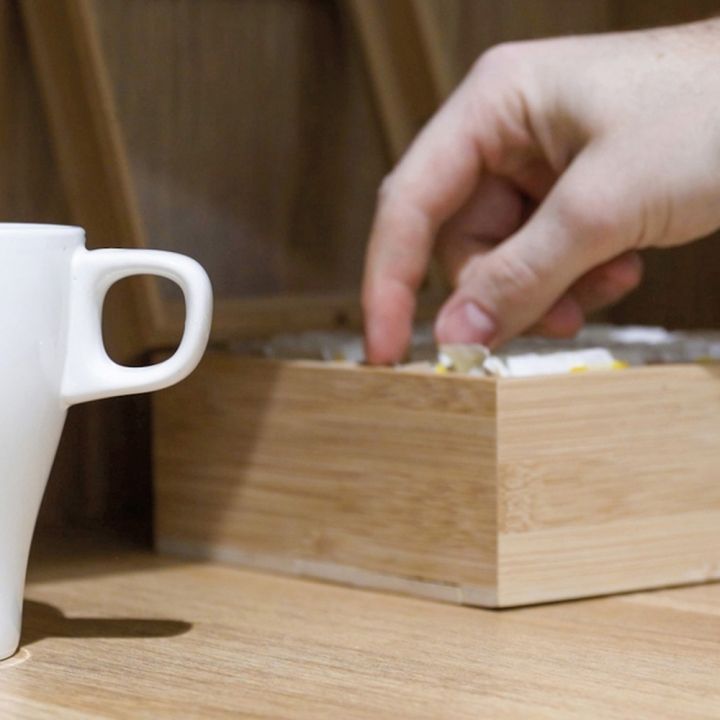 Pudełko na herbatę SIMONETTA - Beżowy