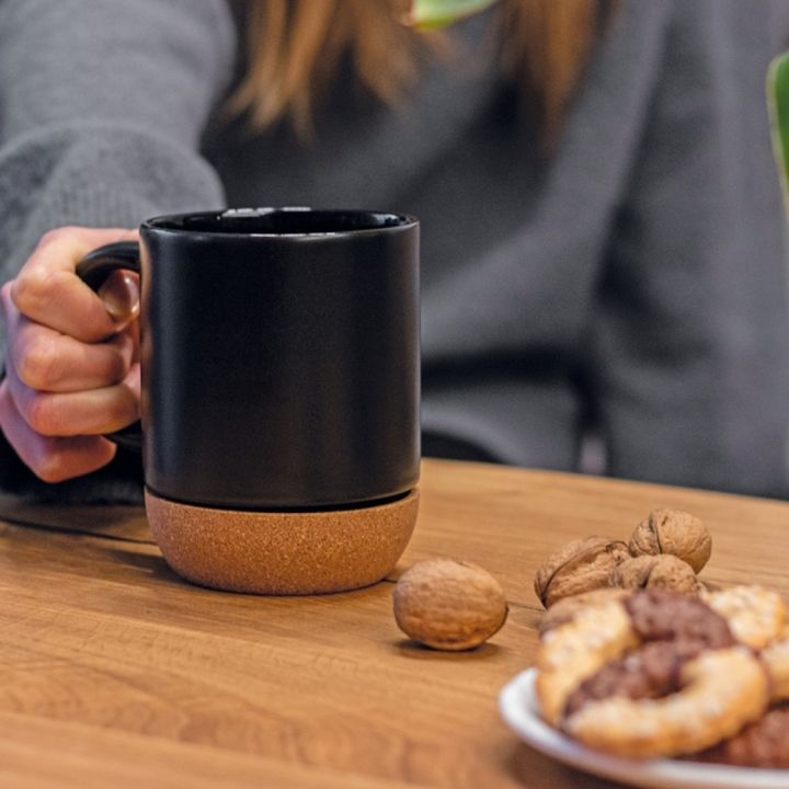 Kubek ceramiczny 350 ml THEODOR - Czarny