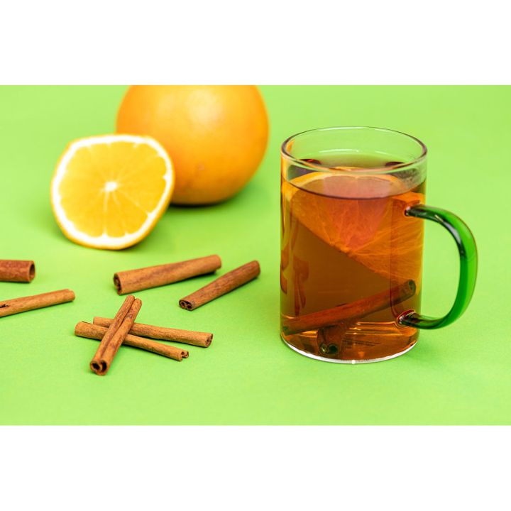 Kubek szklany 250 ml EDDA - Czerwony