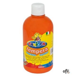 Farba tempera 500 ml, pomarańczowa CARIOCA 170-2361