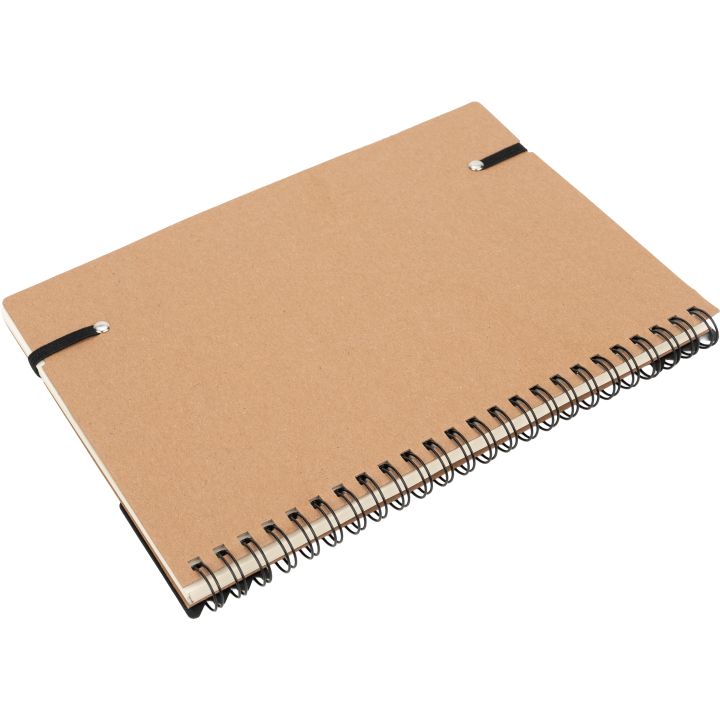 Notatnik A5 w kropki z karteczkami do markowania CATHARINA - Brązowy