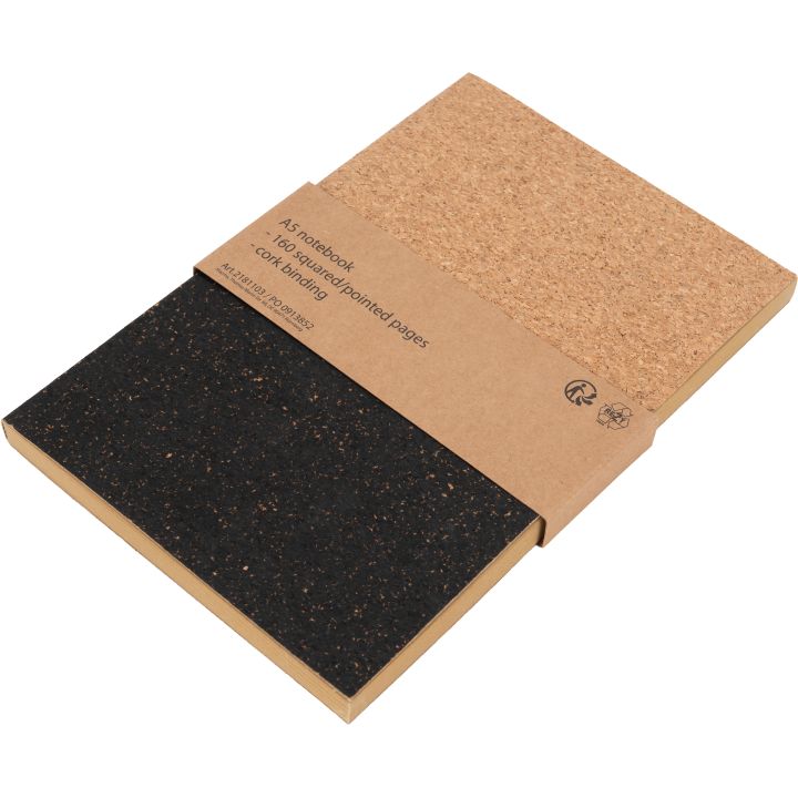 Notatnik A5 w kropki ATTILIO - Czarny