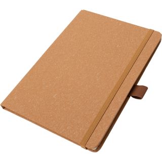 Notatnik A5 w kropki z papieru z recyklingu AGNESE - Brązowy