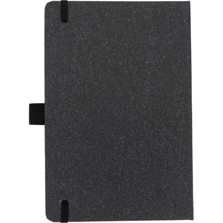 Notatnik A5 w kropki z papieru z recyklingu AGNESE - Czarny