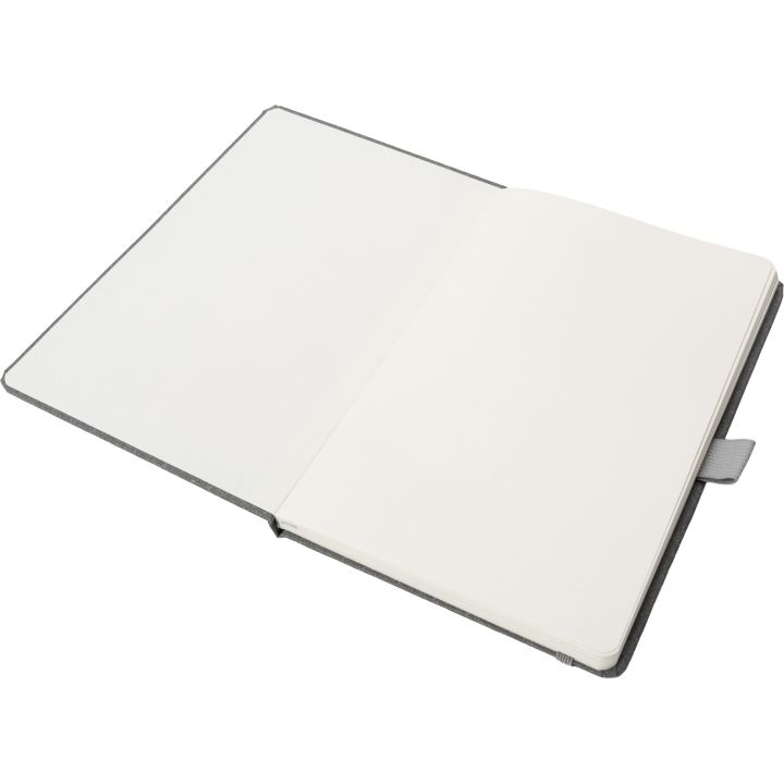 Notatnik A5 w kropki z papieru z recyklingu AGNESE - Szary