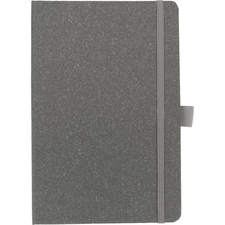 Notatnik A5 w kropki z papieru z recyklingu AGNESE - Szary