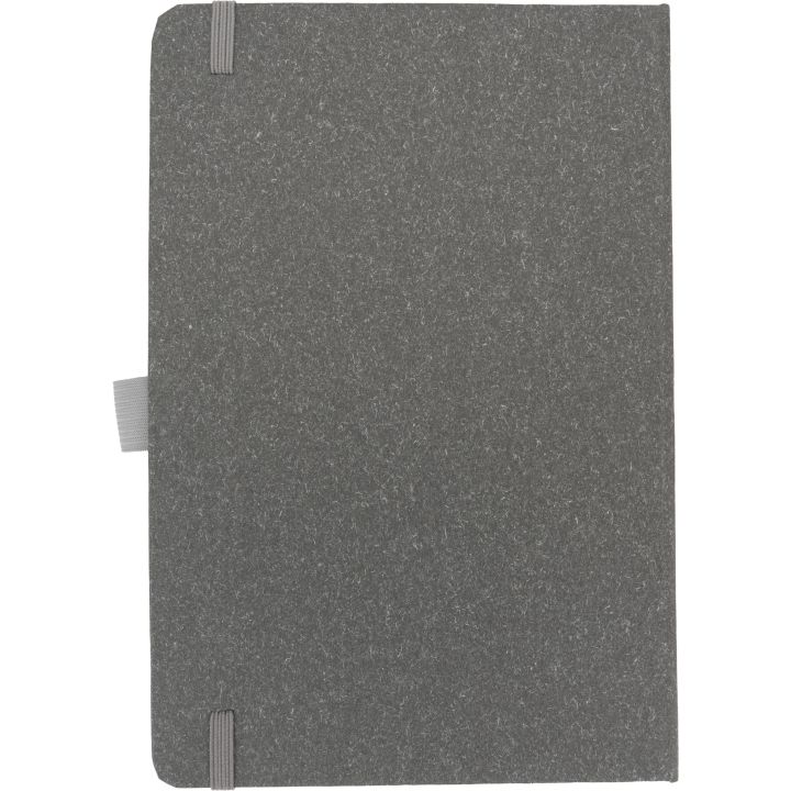 Notatnik A5 w kropki z papieru z recyklingu AGNESE - Szary