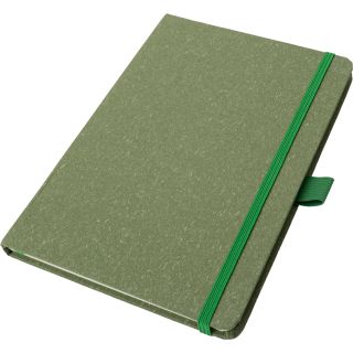 Notatnik A5 w kropki z papieru z recyklingu AGNESE - Zielony