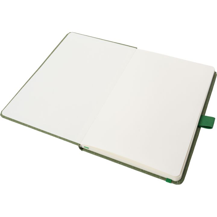 Notatnik A5 w kropki z papieru z recyklingu AGNESE - Zielony