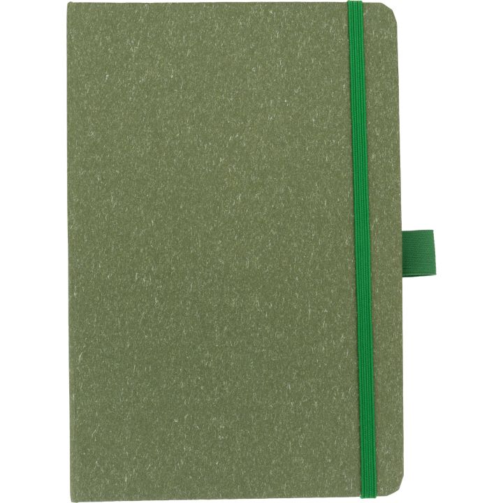 Notatnik A5 w kropki z papieru z recyklingu AGNESE - Zielony