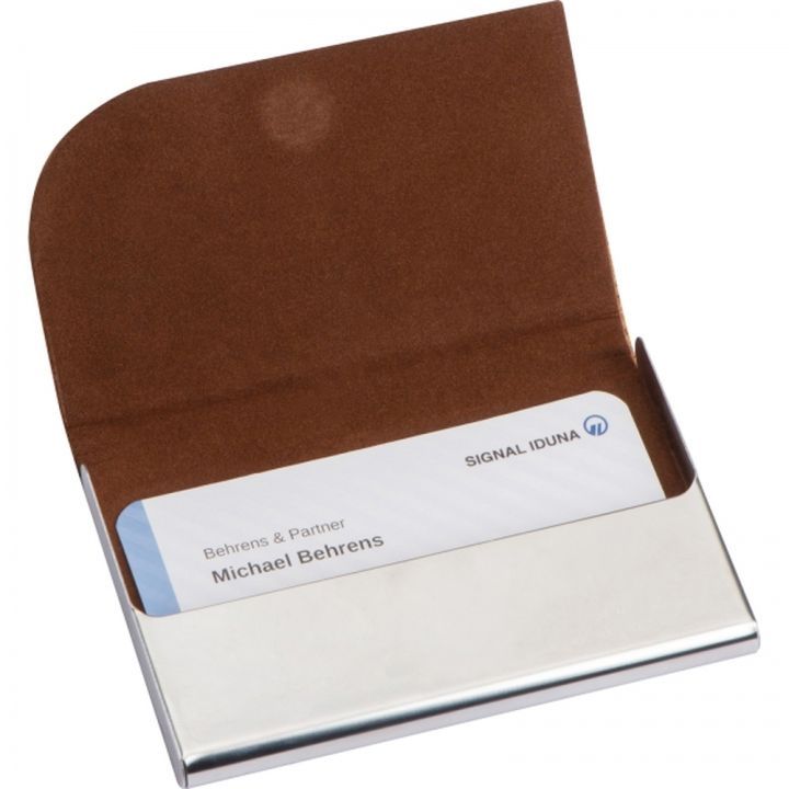 Etui na wizytówki ROBERTO - Beżowy