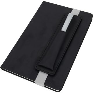 Notatnik A5 w linie z długopisem CARSON - Szary