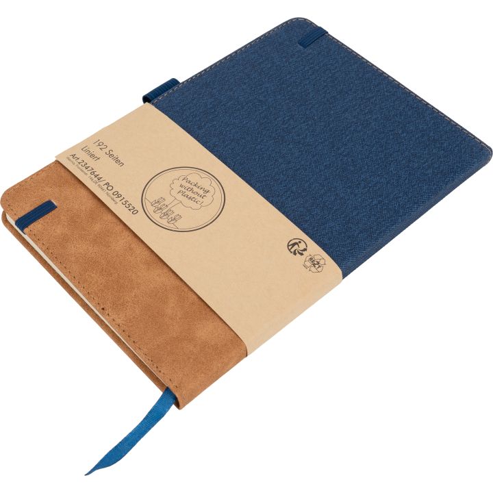 Notatnik A5 w linie GRETEL - Granatowy