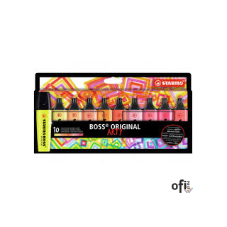 Zakreślacz BOSS ARTY 10szt wallet 70/10-1-20 STABILO