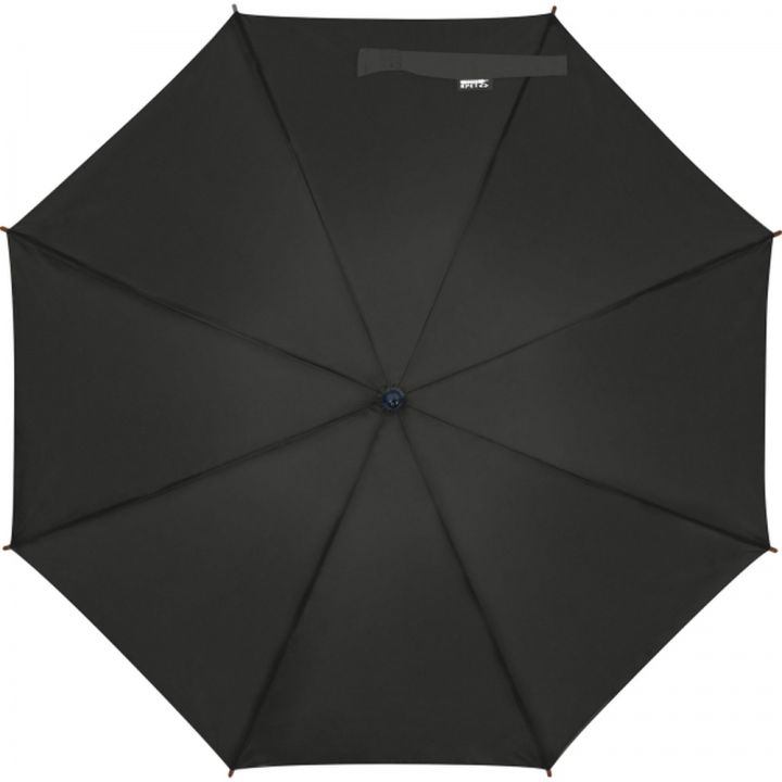 Parasol automatyczny ø105 cm RPET CHRISTINE - Czarny