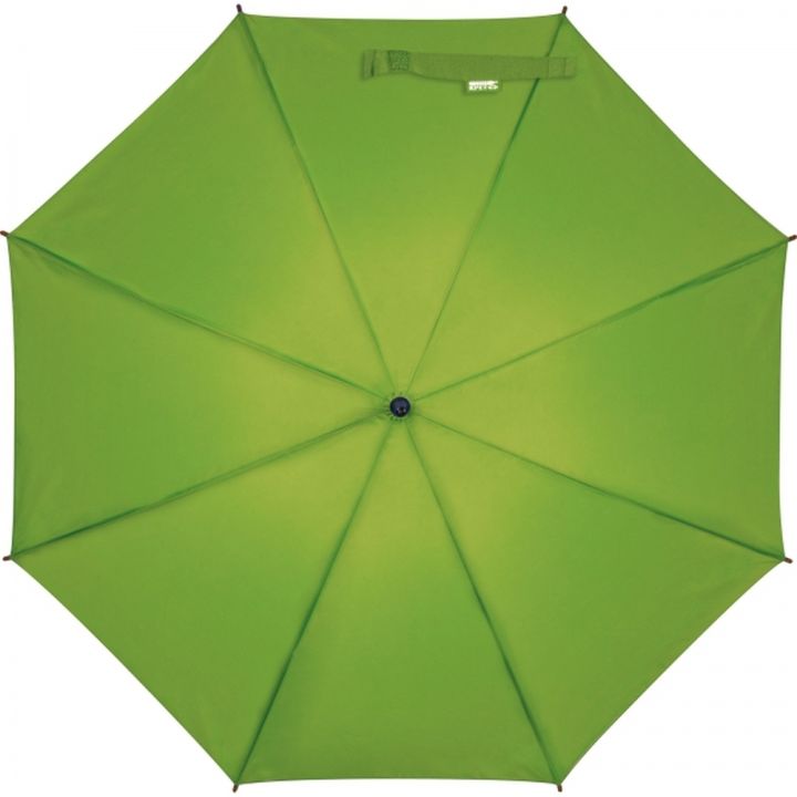 Parasol automatyczny ø105 cm RPET CHRISTINE - Jasnozielony