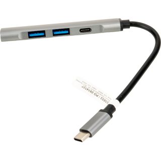 HUB rozgałęźnik z funkcją transferu danych HILDEGARDA - Szary