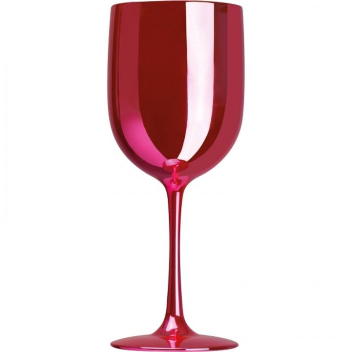 Kieliszek plastikowy 460 ml DOROTA - Różowy