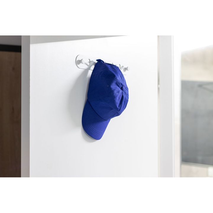 Czapka z daszkiem bawełniana 5 paneli 170g/m2 MEGAN - Biały