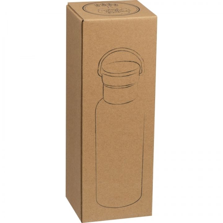 Butelka stalowa termiczna 500 ml EDOARDO - Czarny