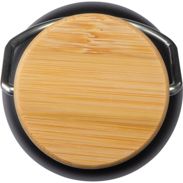 Butelka stalowa termiczna 500 ml EDOARDO - Czarny