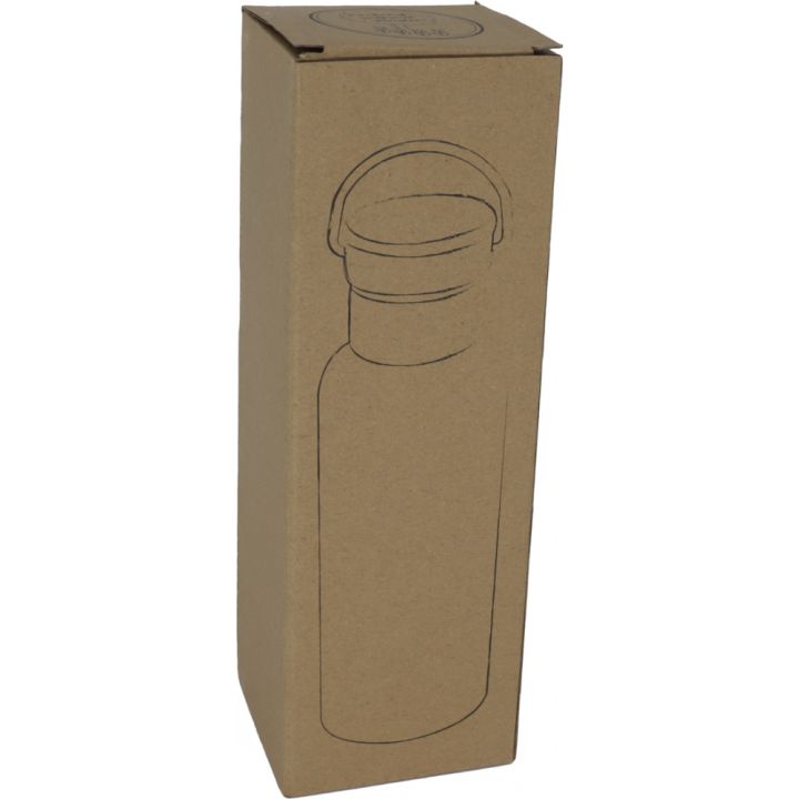 Butelka stalowa termiczna 500 ml EDOARDO - Czarny